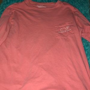 Vineyard vines long sleeve tee (coral)